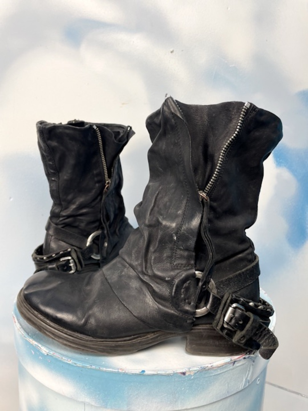A.S. 98 Airstep moto engineer boots